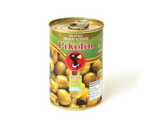 Pikolin Оливки зеленые  б/к, Испания, банка 300 г.