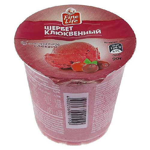 FINE LIFE Щербет клюквенный 80г 