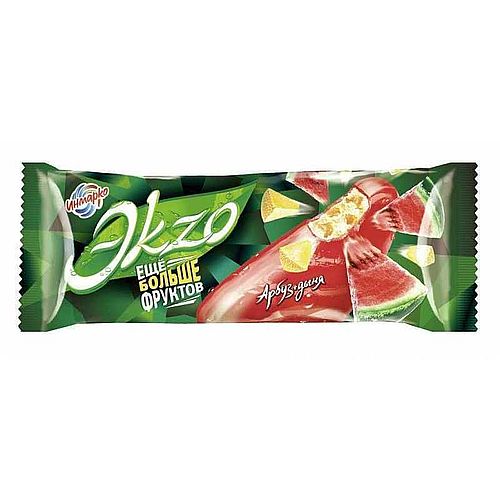 Экзо мороженое EKZO Арбуз-Дыня эскимо 70г