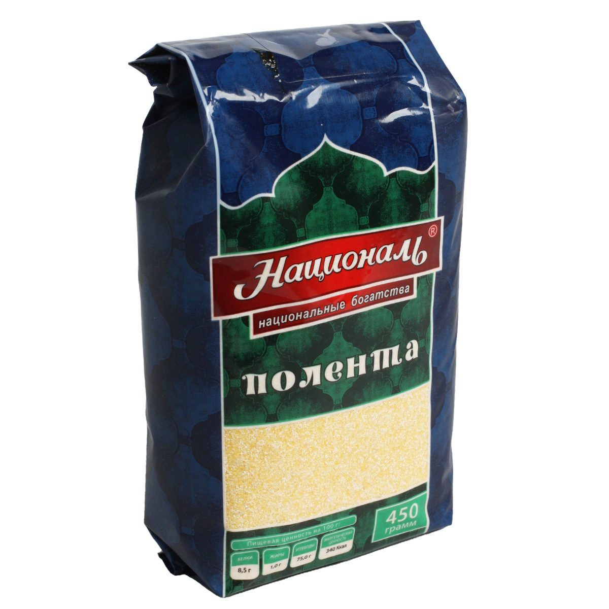 Националь Полента кукурузная крупа мелкого помола 450г