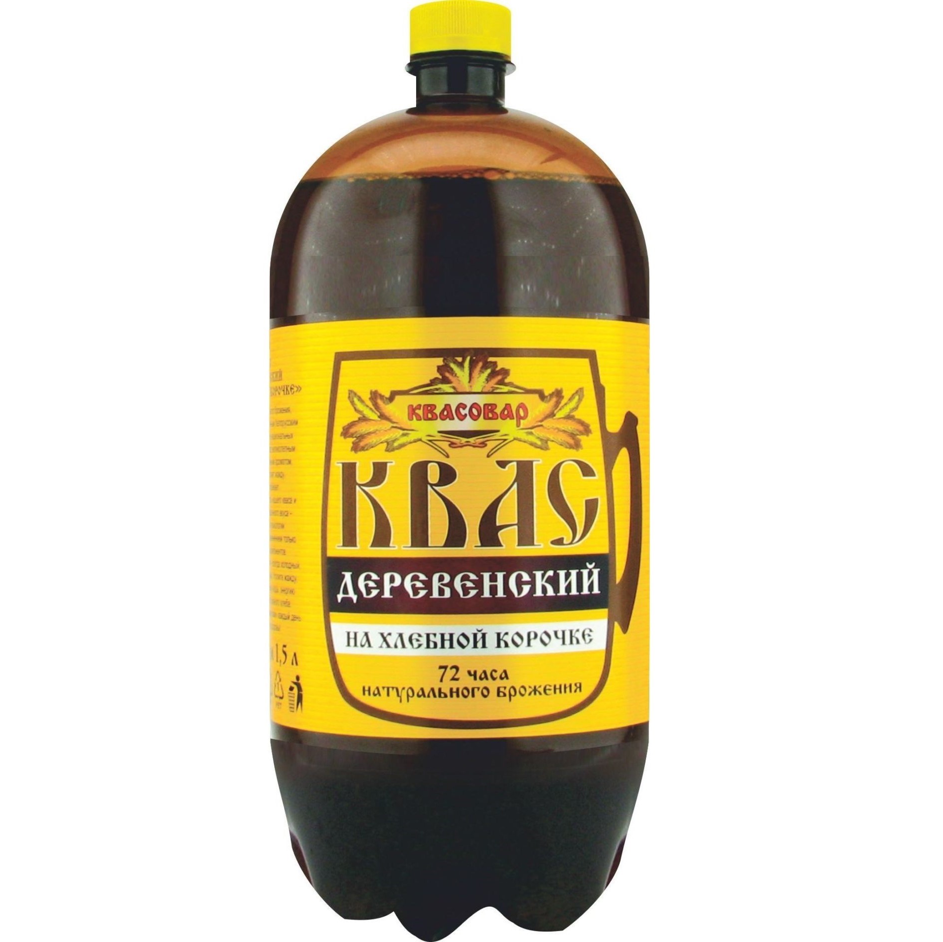 Белорусский квас Деревенский на хлебной корочке 1.5л Белорусский квас Деревенский на хлебной корочке 1.5л
