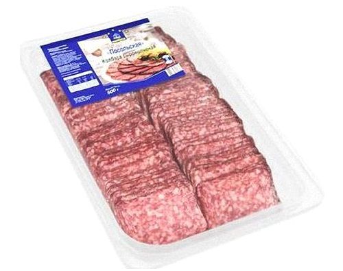 HORECA SELECT колбаса Посольская сырокопченая нарезка 500г 