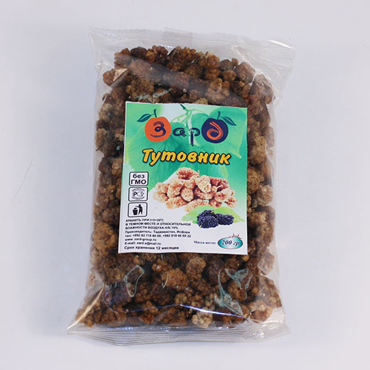 Тутовник сушеный Таджикистан 200г Тутовник сушеный Таджикистан 200г