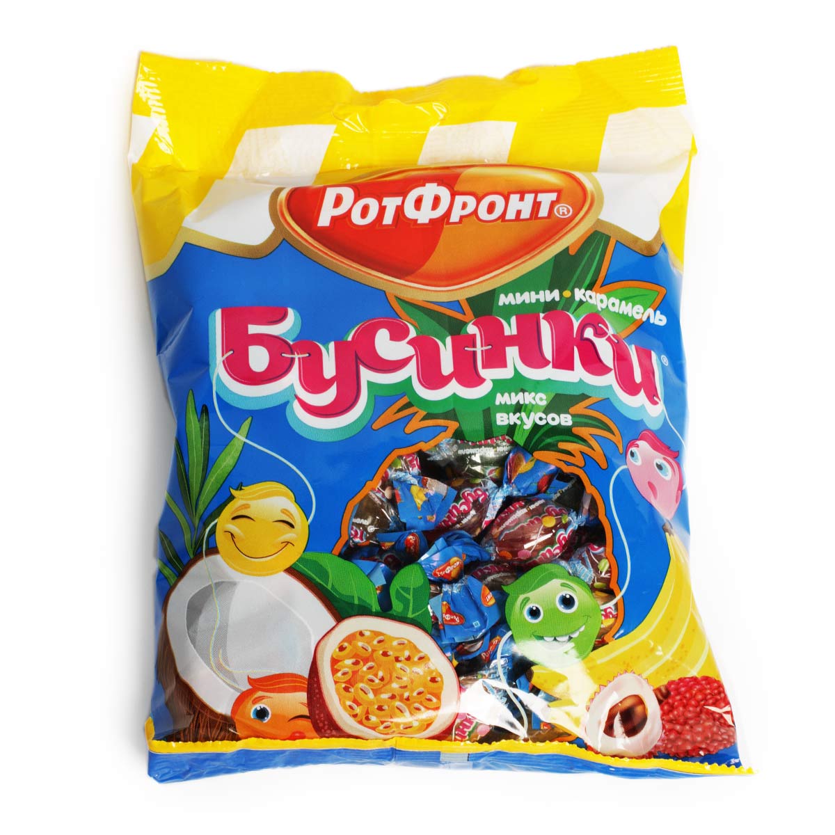 Карамель Бусинки микс вкусов РотФронт 200г Карамель Бусинки микс вкусов РотФронт 200г