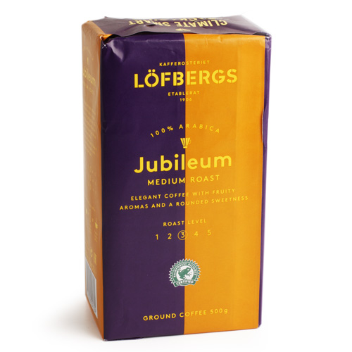 Lofbergs Jubileum кофе Лофбергс молотый средней обжарки 500г Lofbergs Jubileum кофе Лофбергс молотый средней обжарки 500г