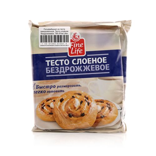 FINE LIFE тесто слоеное бездрожжевое 500г