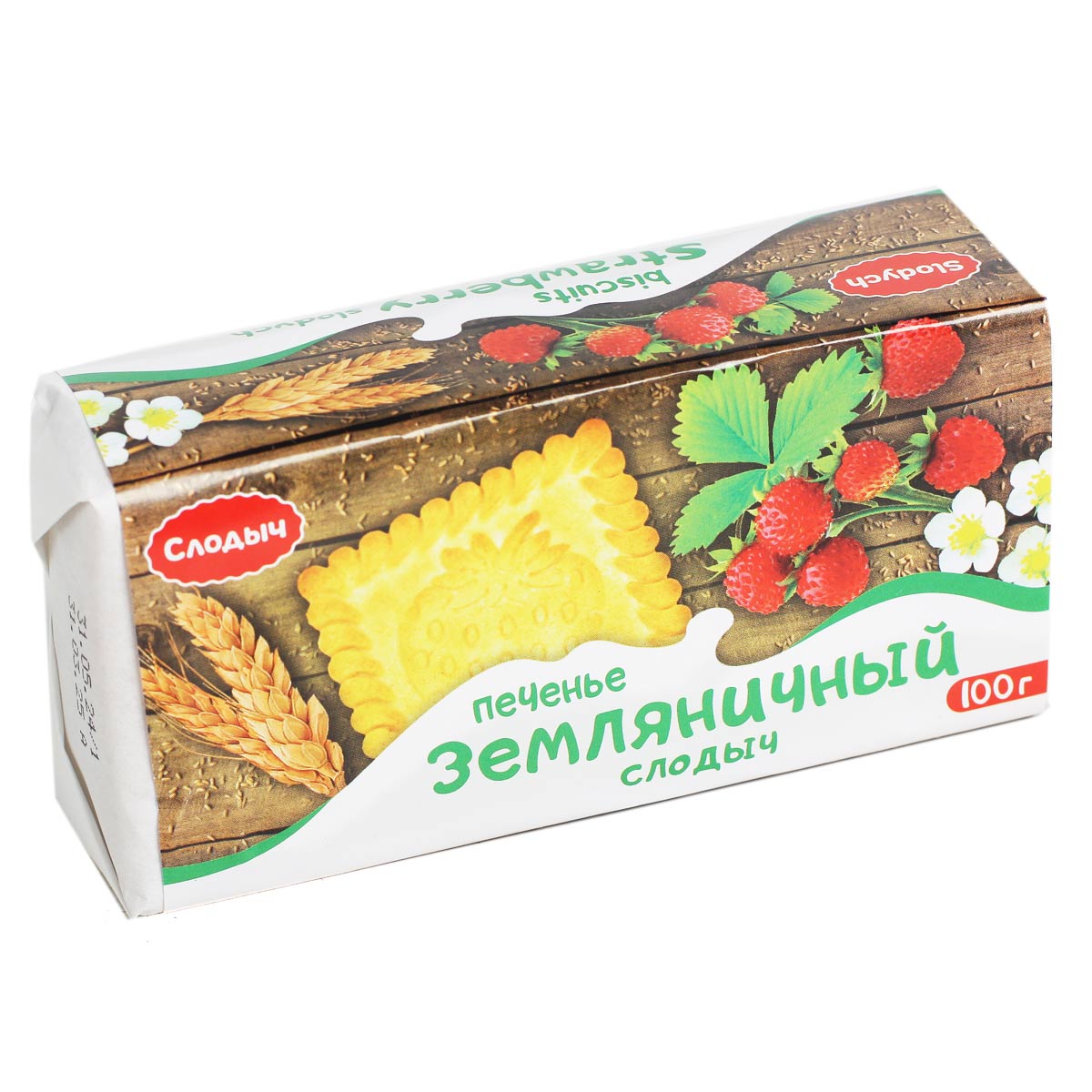 Печенье Земляничный Слодыч 100г Печенье Земляничный Слодыч 100г