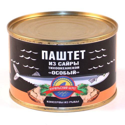 Паштет из сайры тихоокеанской Курильский Берег 250г
