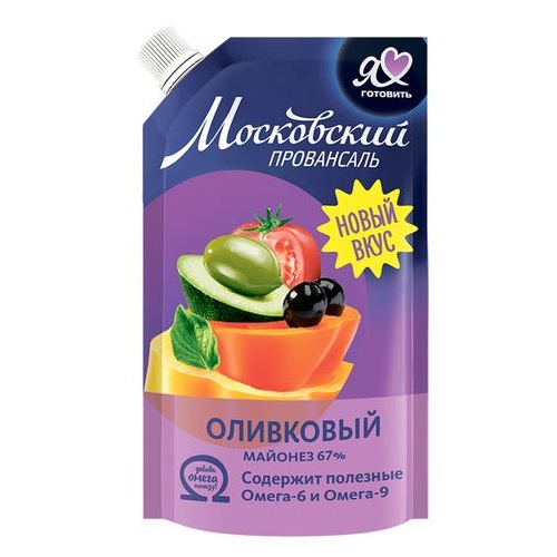 МОСКОВСКИЙ ПРОВАНСАЛЬ майонез оливковый 67% 390мл  