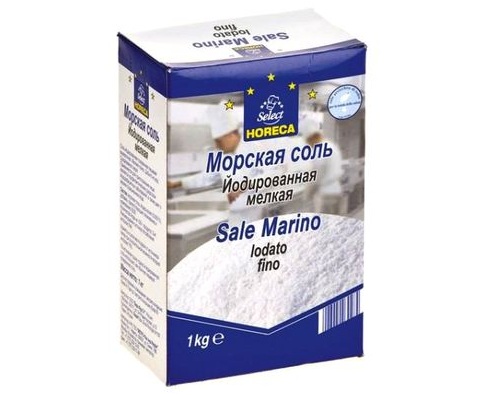 HS Sale Marino морская соль йодированная мелкая 1кг
