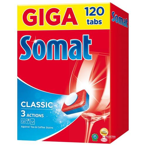 Somat classic GIGA, таблетки для посуд. машины, 120 шт. Somat classic GIGA, таблетки для посуд. машины, 120 шт.