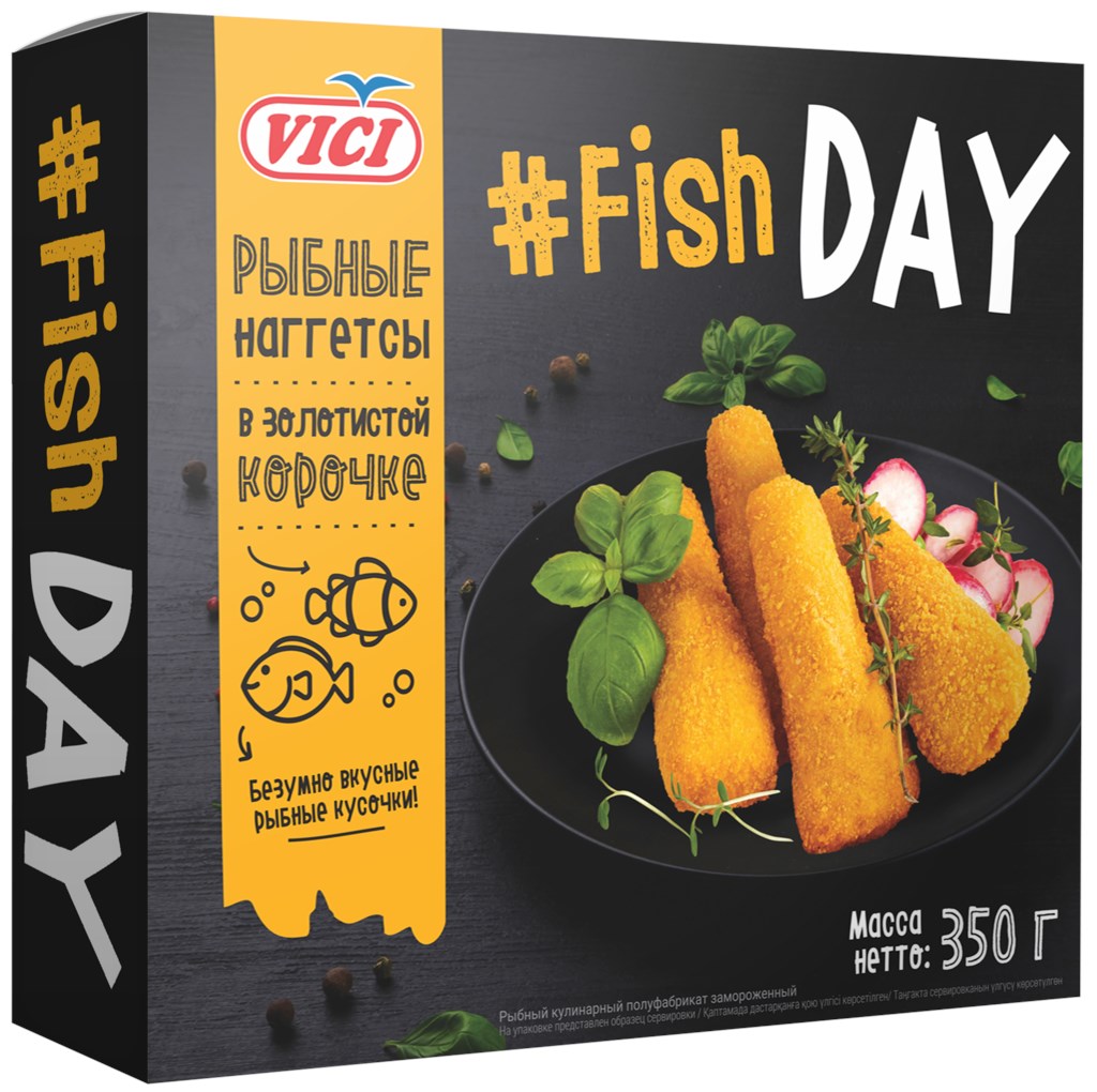 VICI Fish Day рыбные наггетсы ВИЧИ Фиш Дэй 350г