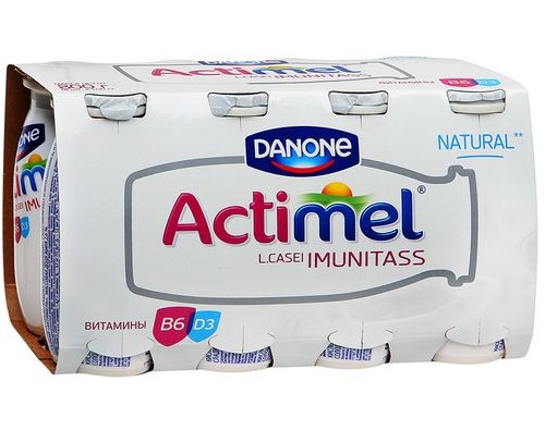 Актимель Натуральный 8*95г  Актимель Натуральный 8*95г