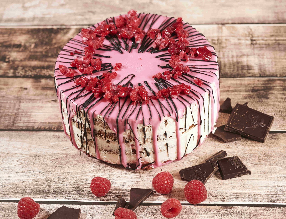 Торт Малиновый аромат 10 кусков Соблазн 1кг