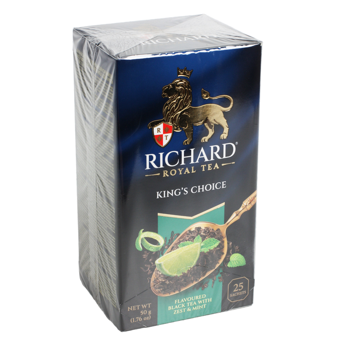 Чай Ричард черный Roal Tea KING*S CHOICE 25X2г 50г