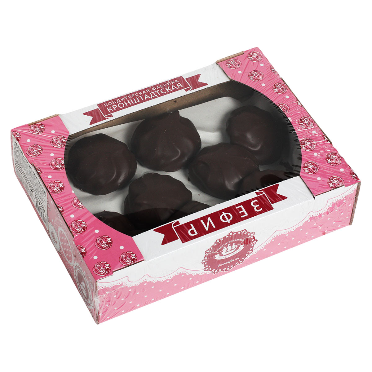 Зефир глазированный со вкусом ванили Кронштадтская КФ 500г