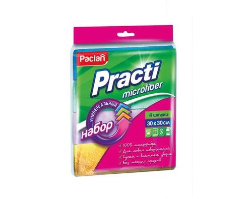 PACLAN салфетка микрофибра 4шт