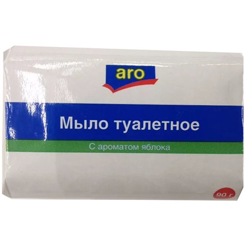 Aro мыло туалетное с ароматом яблока 4X75г Aro мыло туалетное с ароматом яблока 4X75г