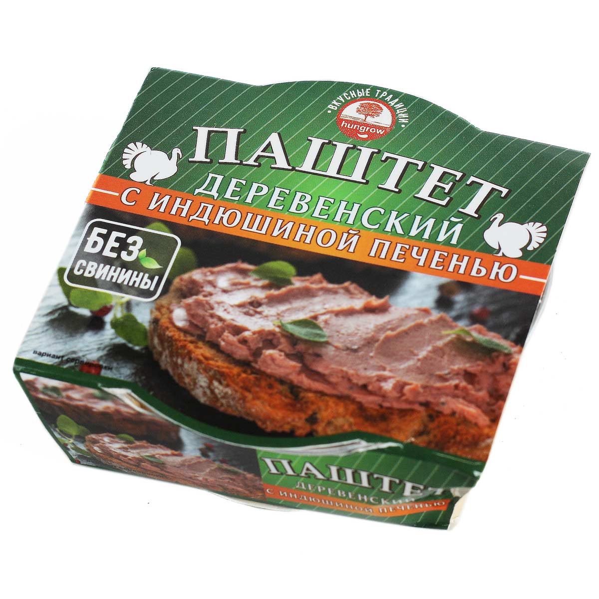 Паштет Деревенский с индюшиной печенью Вкусные Традиции  90г