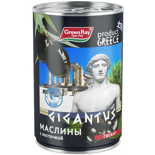GIGANTUS маслины  с косточкой 425мл