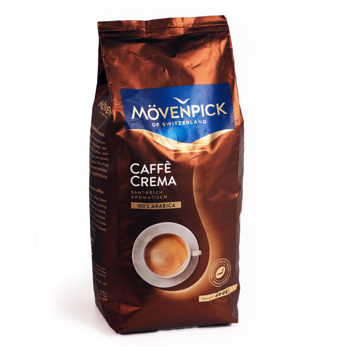 Мёвенпик кофе Movenpick Caffe Crema в зернах средней обжарки 1кг