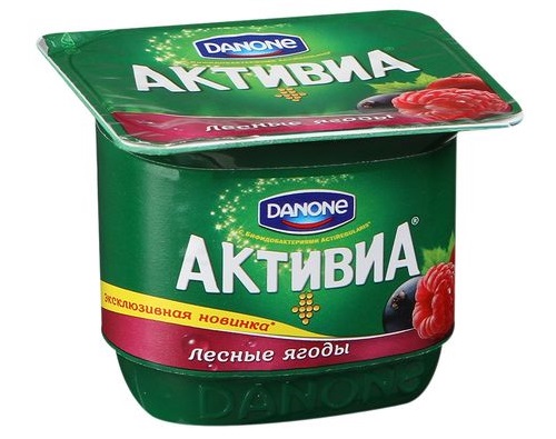 АКТИВИА Йогурт Лесные ягоды 150г 