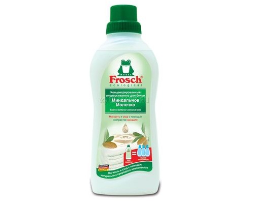 Frosch концентрированный ополаскиватель для белья Миндальное молочко 750мл