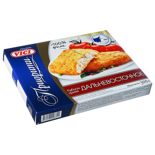 Вичи рыбное филе панированное VICI 300г