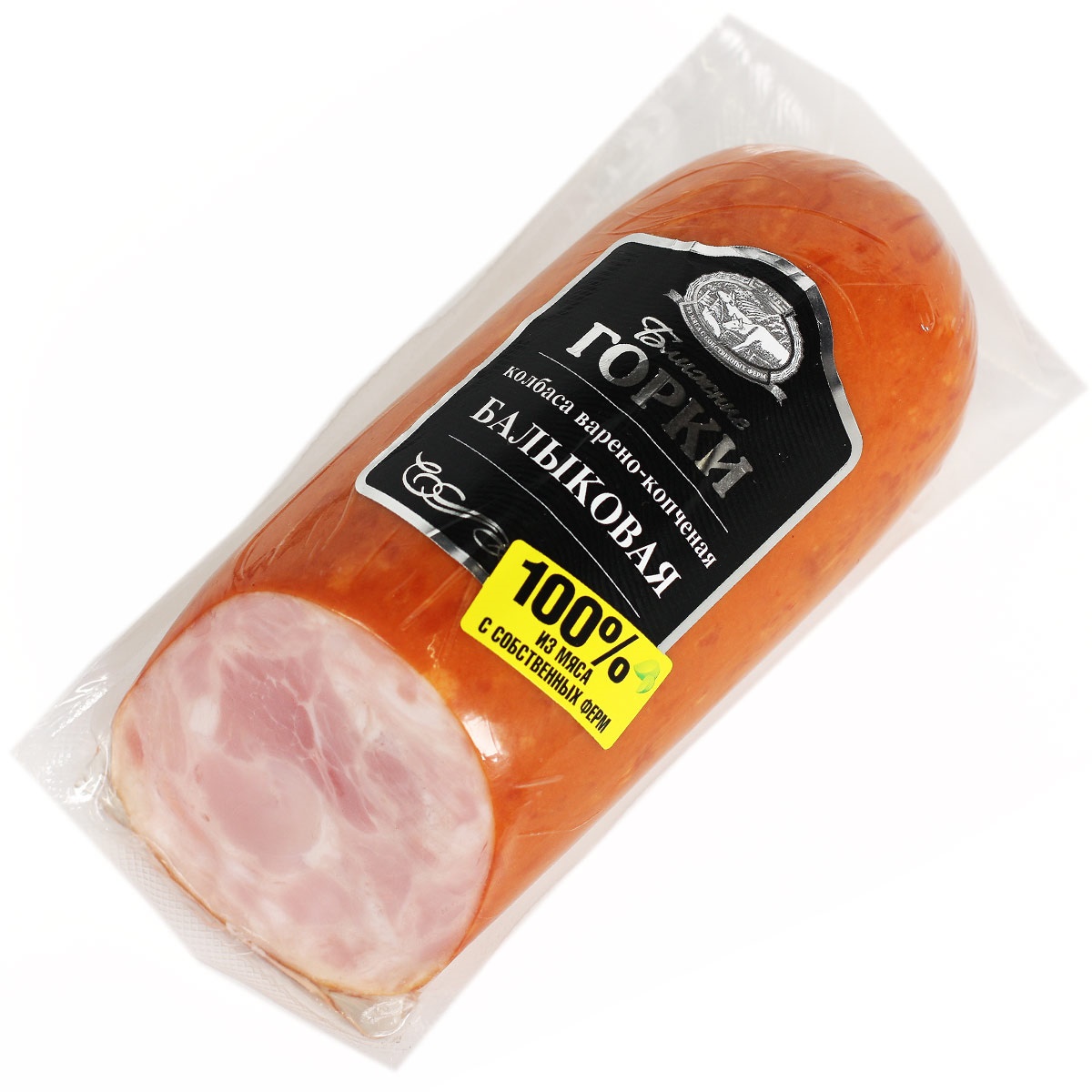 Ближние горки колбаса Балыковая варено-копченая 350г