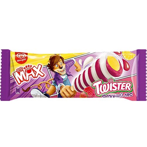MAX Twister Мороженое эскимо Лесные ягоды 75г