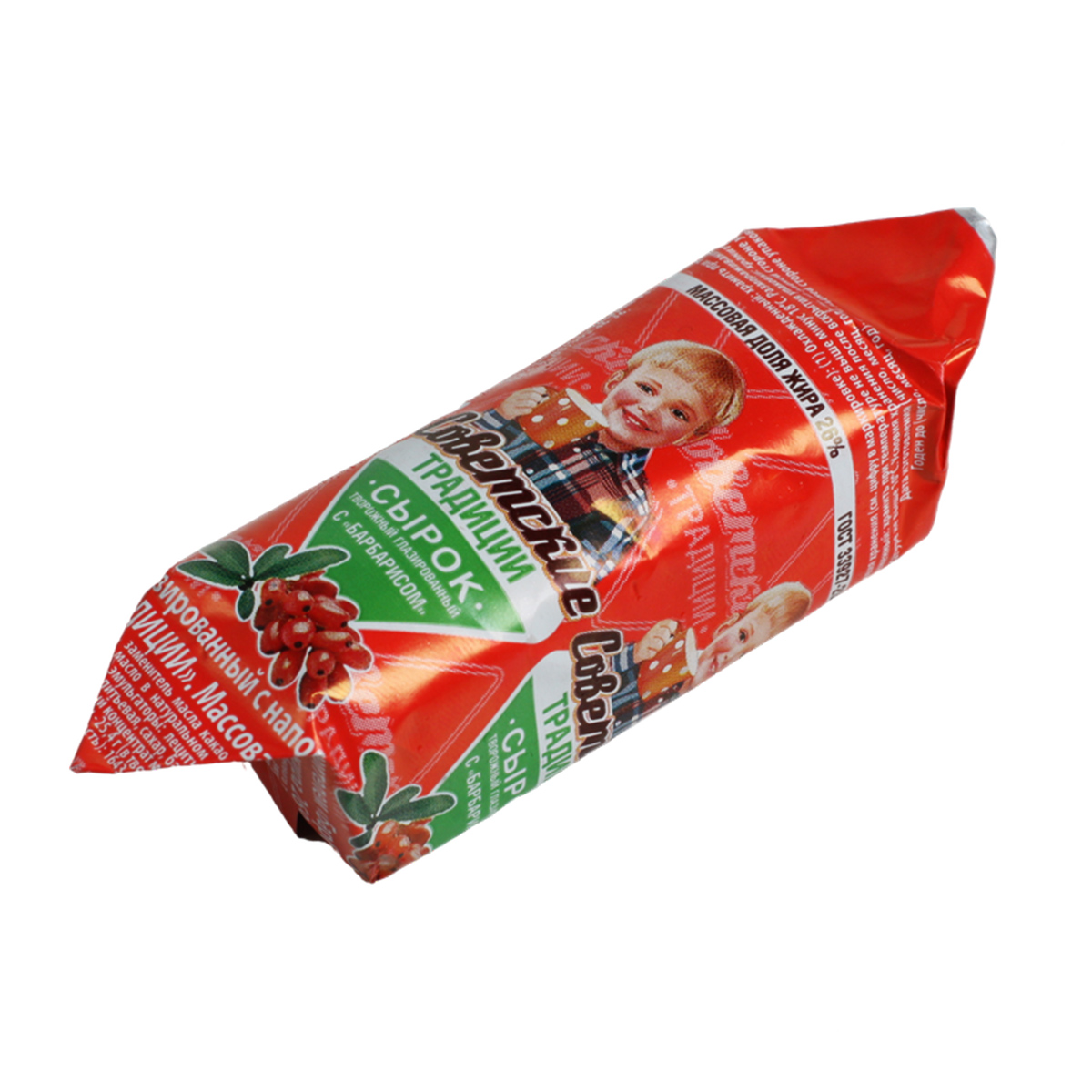 Советские Традиции Сырок творожный глазированный с барбарисом 50г 