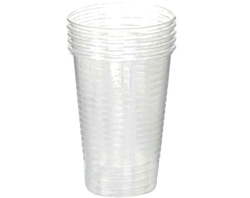 Стакан 200 мл. стирол ПП прозр., 100 шт