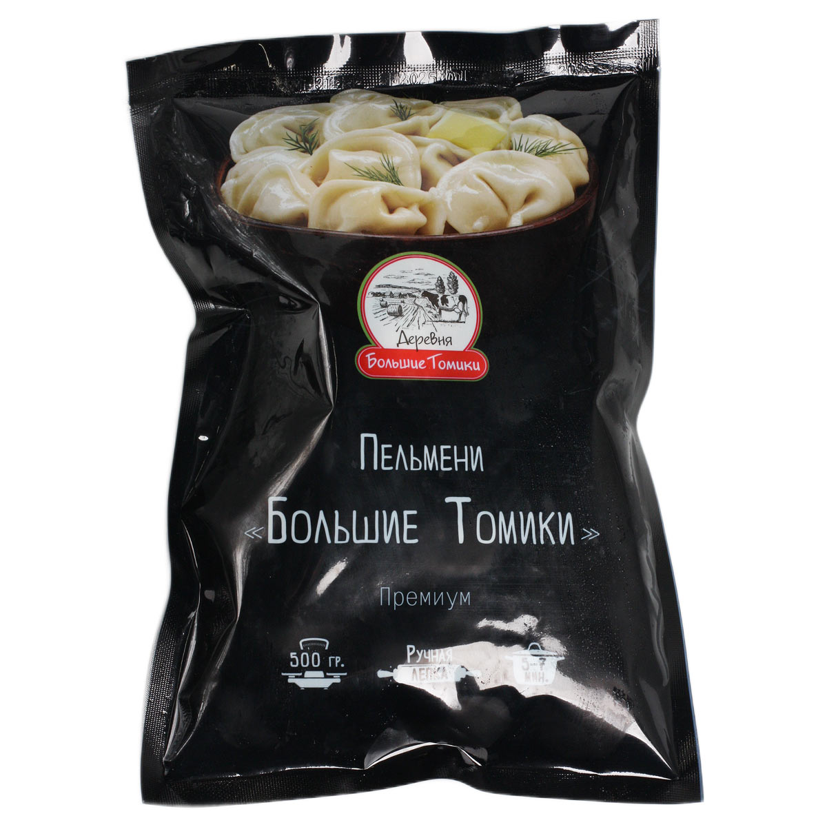 Пельмени Большие Томики премиум ручная лепка 500г