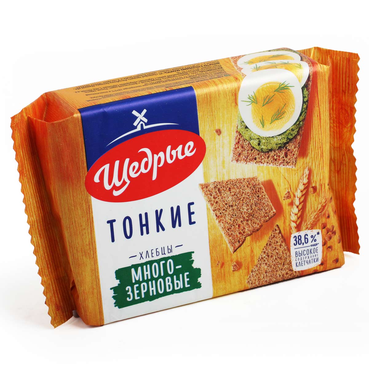 Хлебцы Щедрые тонкие многозерновые 170г