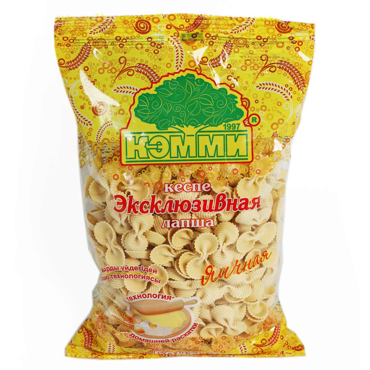 КЕММИ Эксклюзивная яичная лапша Бантики 250г КЕММИ Эксклюзивная яичная лапша Бантики 250г