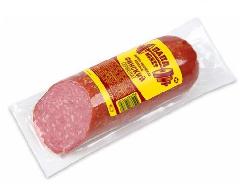 ОСТАНКИНО Сервелат Финский варено-копченый 350г 