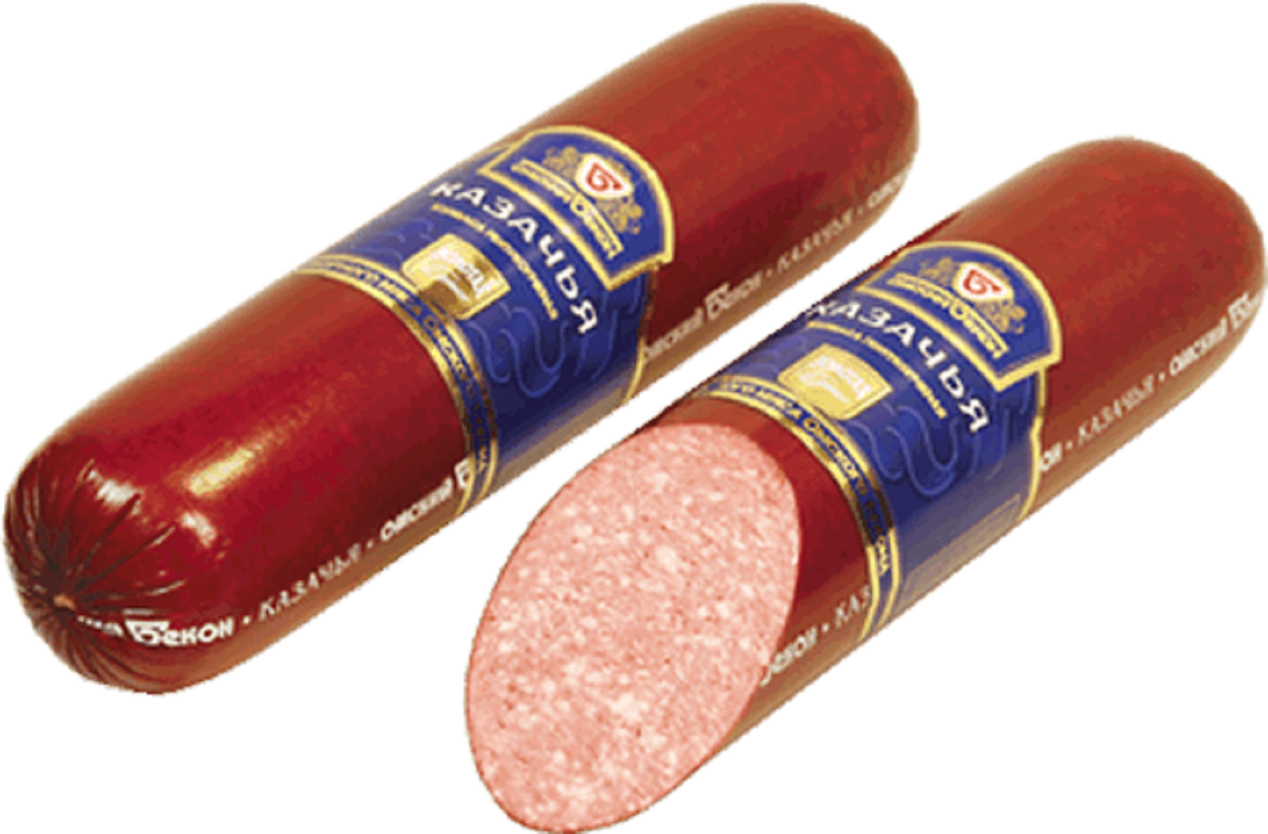 Новгородский бекон колбаса Казачья полукопченая 400г