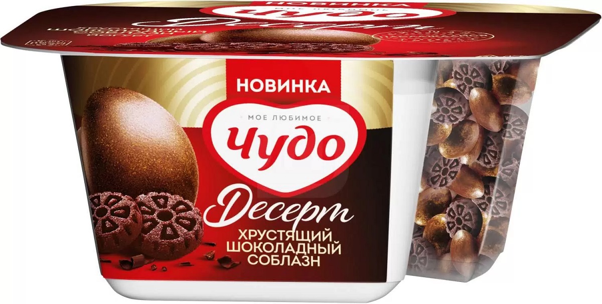ЧУДО Десерт хрустящий Шоколадный Соблазн 105г ЧУДО Десерт хрустящий Шоколадный Соблазн 105г