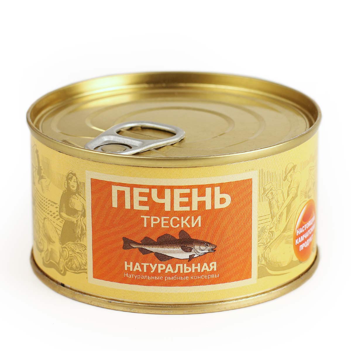 Печень трески 185г Камчатский тралловый флот