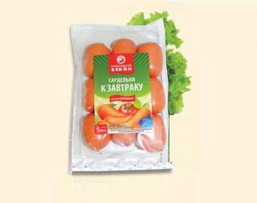 Новгородский Бекон Сардельки к завтраку 350г