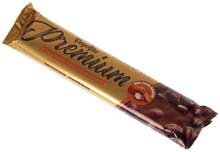 Beyoglu шоколад молочный Premium с цельным миндалем 75г Beyoglu шоколад молочный Premium с цельным миндалем 75г