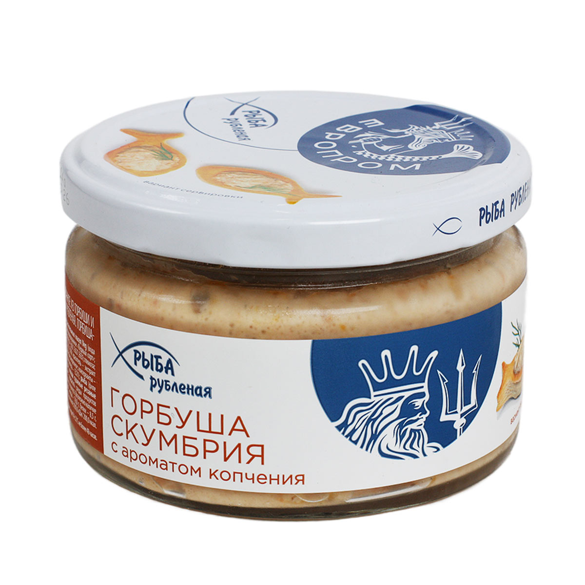 Рыба рубленная горбуша скумбрия с ароматом копчения Европром 180г