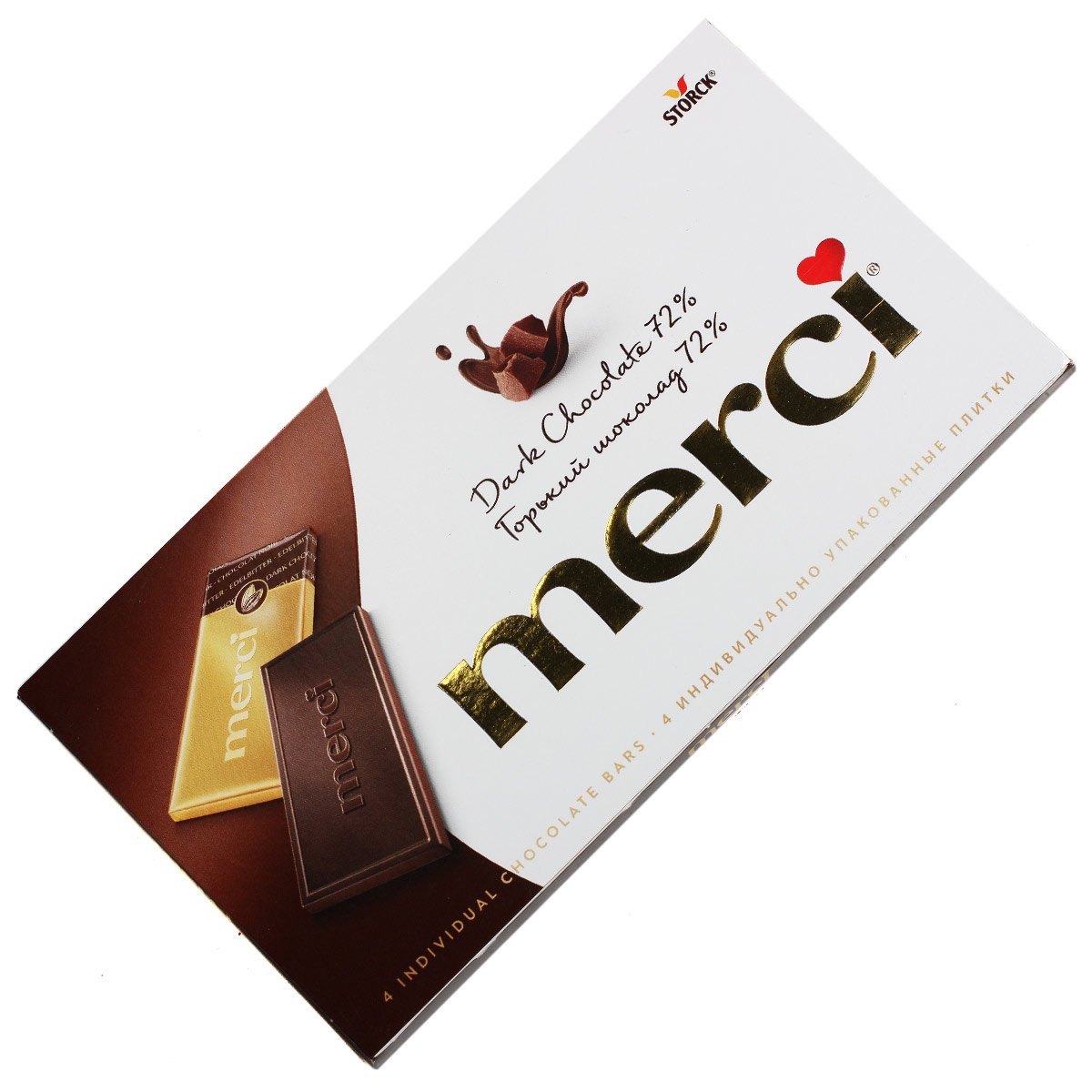 Шоколад Мерси горький 72% MERCI 100г