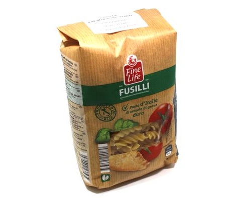 FINE LIFE Фузилли Спирали трехцветные 500г