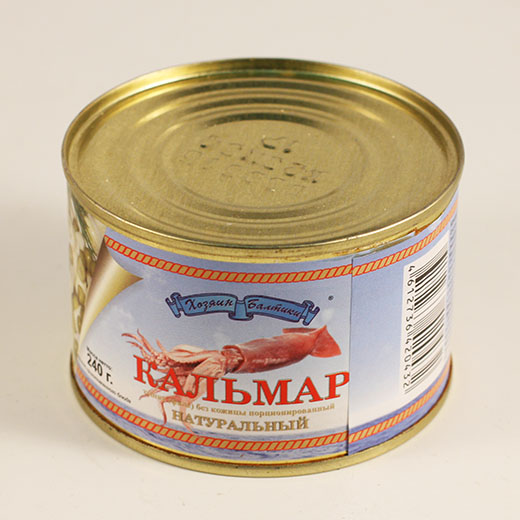 Кальмар натуральный Хозяин Балтики 240г