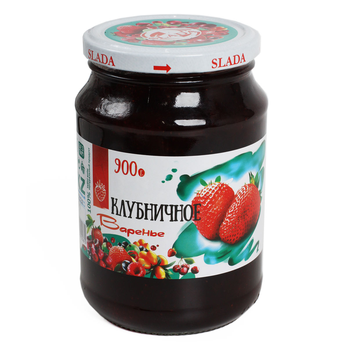 Варенье клубничное SLADA 900г Варенье клубничное SLADA 900г