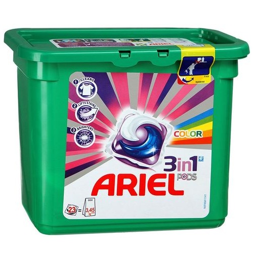 Ariel капсулы для стирки цветного белья 23шт