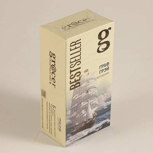 Чай черный английский с бергамотом Earl Grey Besteller 50 гр (25 пакетов)