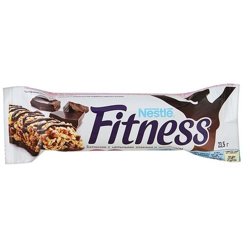 FITNESS Батончики мультизлаковые с шоколадом, 23,5 г FITNESS Батончики мультизлаковые с шоколадом, 23,5 г