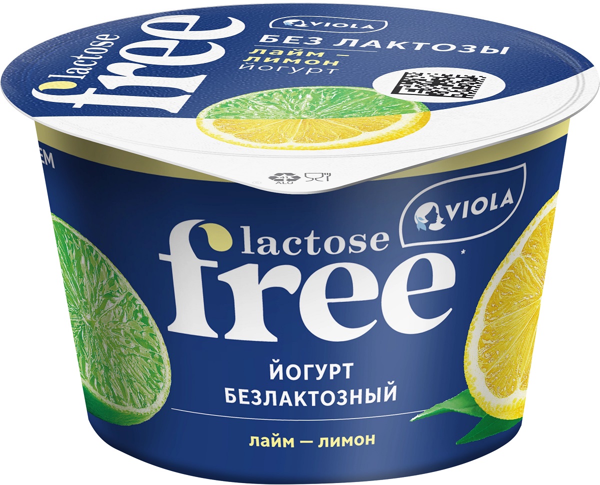VIOLA йогурт безлактозный с наполнителем Лайм-лимон 2,7% 180г VIOLA йогурт безлактозный с наполнителем Лайм-лимон 2,7% 180г